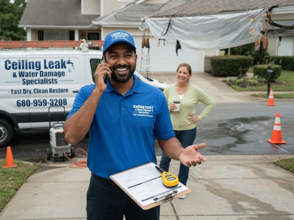 Ceiling Leak Cleanup Cedar, MN FAQs